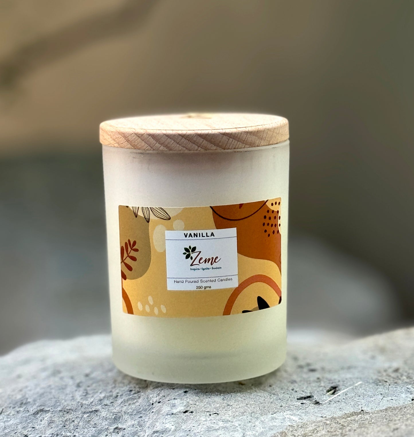 Hand Poured Scented Candles-Vanilla