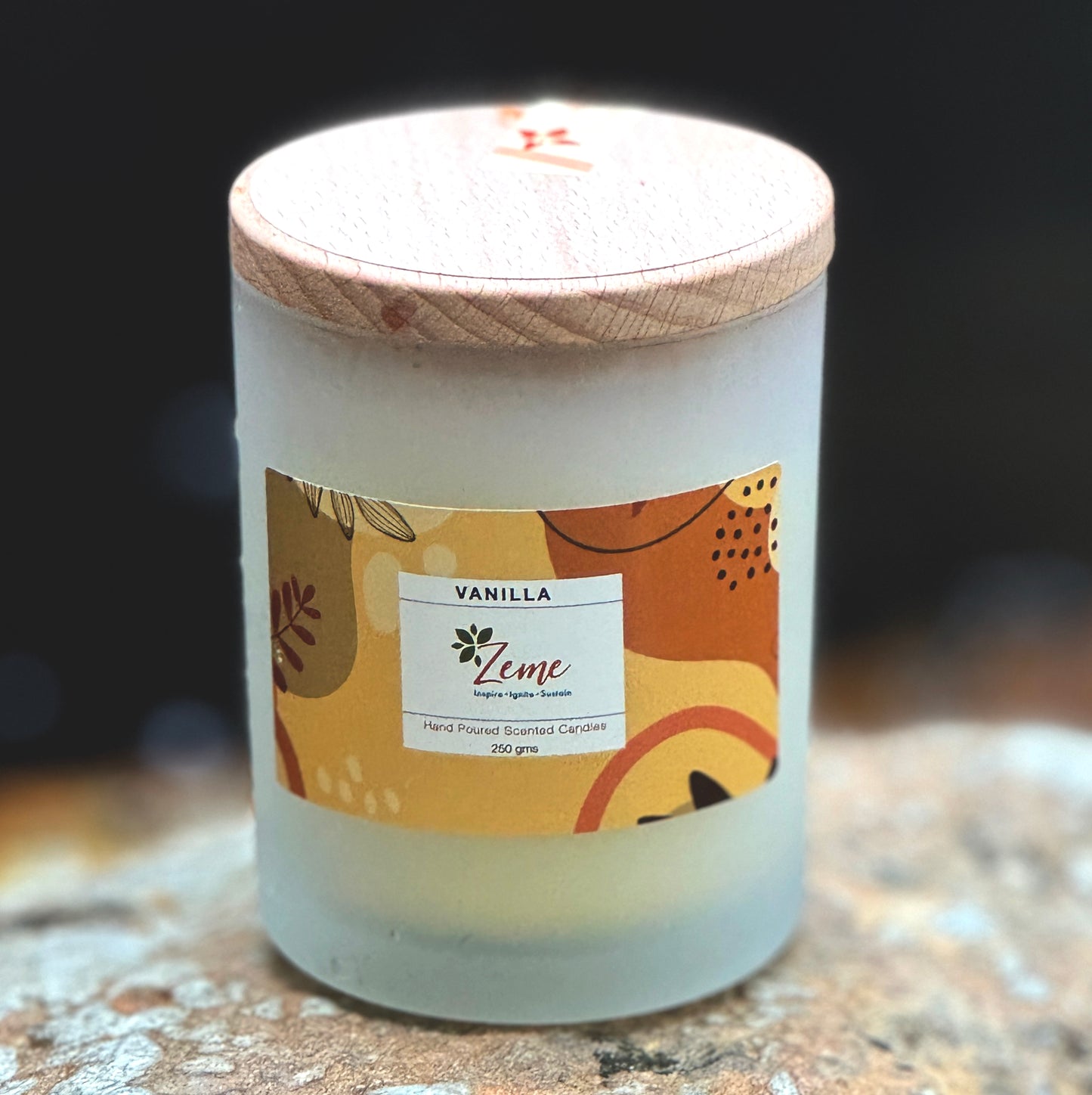 Hand Poured Scented Candles-Vanilla